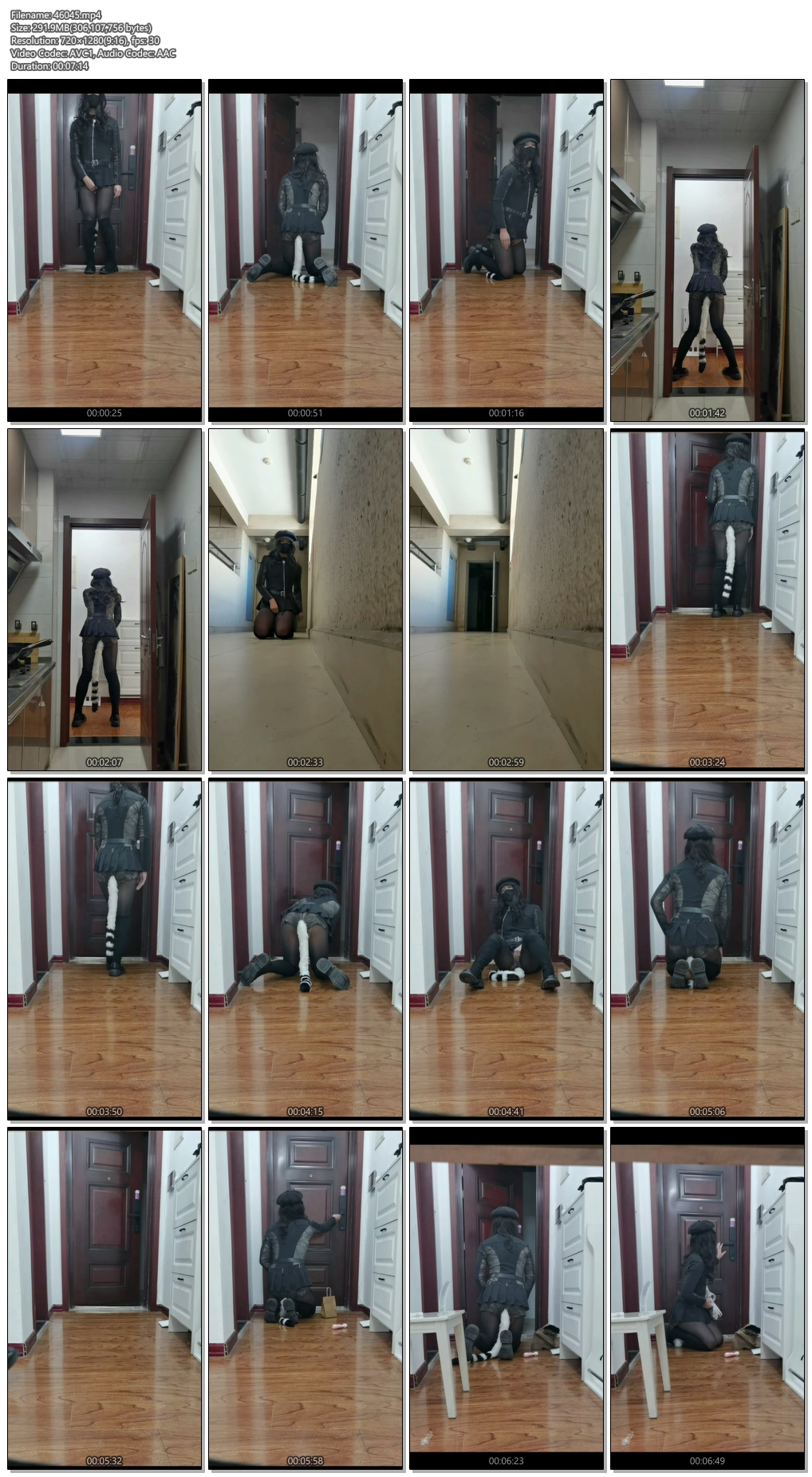 46045----【hx0532】长靴黑丝小母狗的几次取外卖经历~~插着尾巴的小母狗被外卖员撞到.jpg